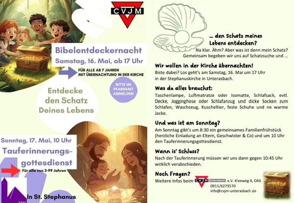 Bibelentdeckernacht Flyer