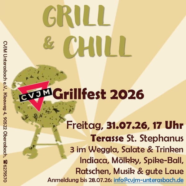 Flyer CVJM Grillen