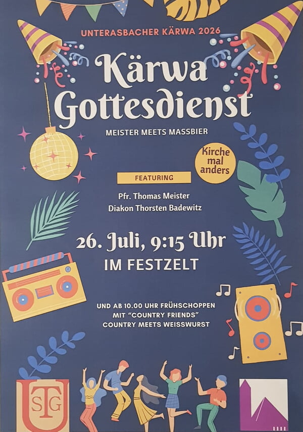 Flyer K&auml;rwa Gottesdienst